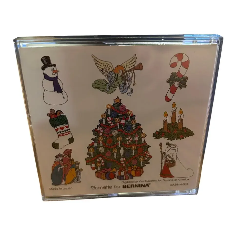 Studio Bernina Embroidery Card Christmas Collection No 105. UNTESTED